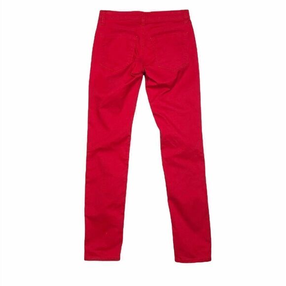 LOFT Red Modern Skinny Jeans Size 25 / 0 - Picture 2 of 7
